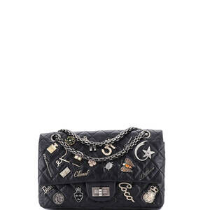 Chanel 225 Lucky Charms Reissue 2.55 Flap Bag Quilted Aged Calfskin
